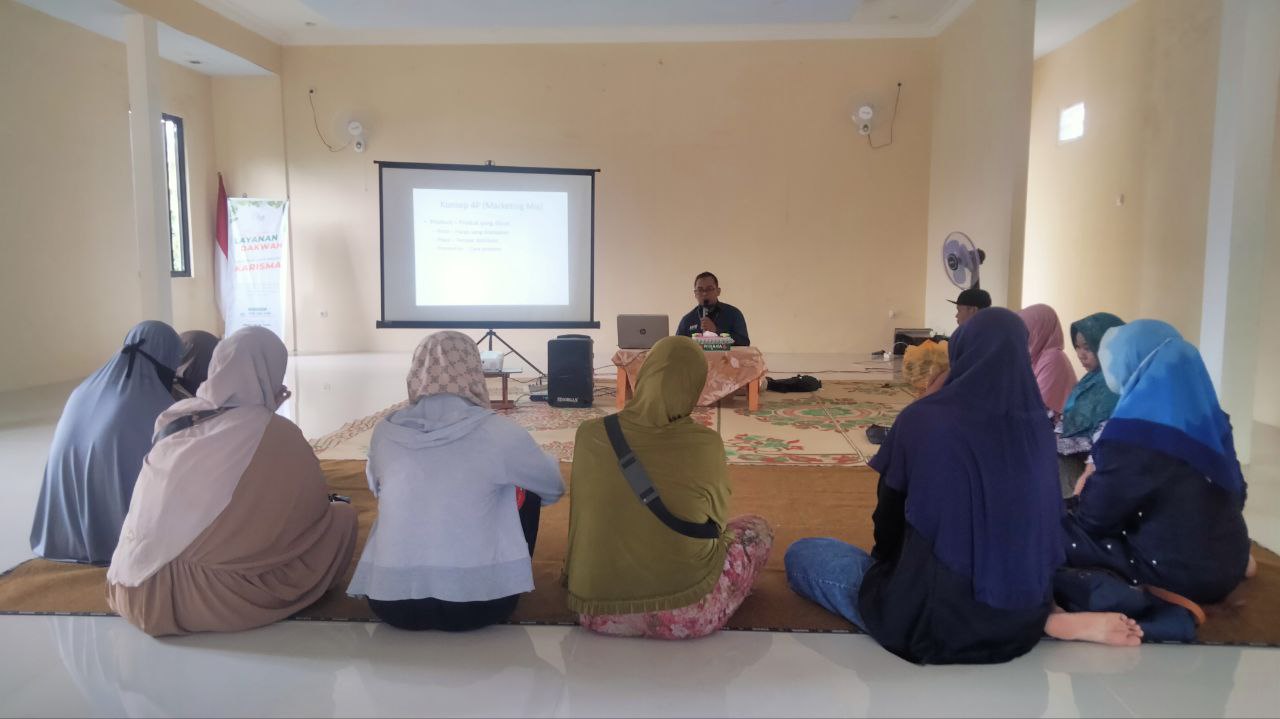 Woman holding donation box